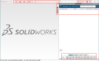SOLIDWORKS Connected App界面